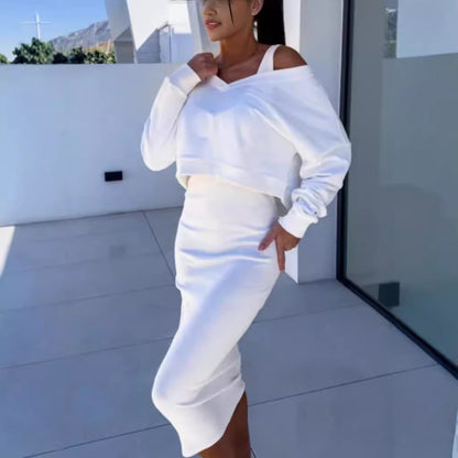 Ensemble Femme Pull Jupe