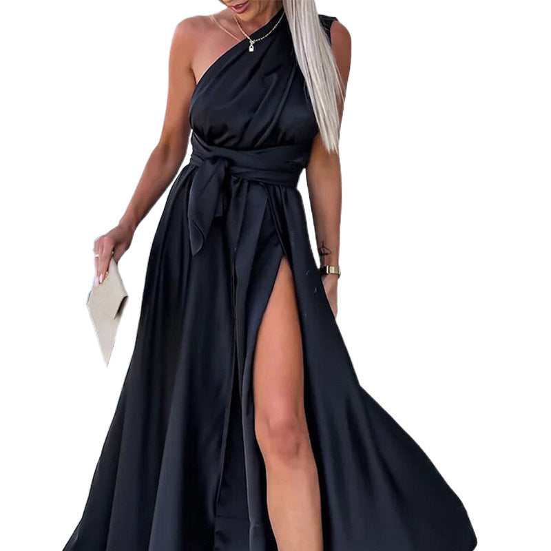 Robe Longue Imprimée Col V