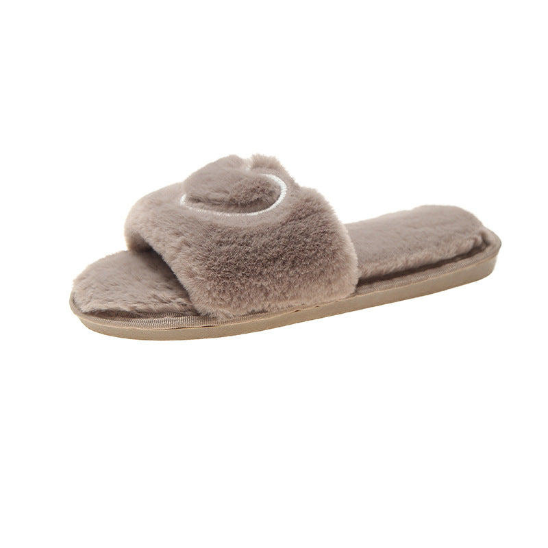 Chaussons Peluche Femme