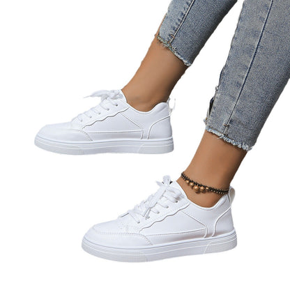 Baskets Blanches Casual Femme