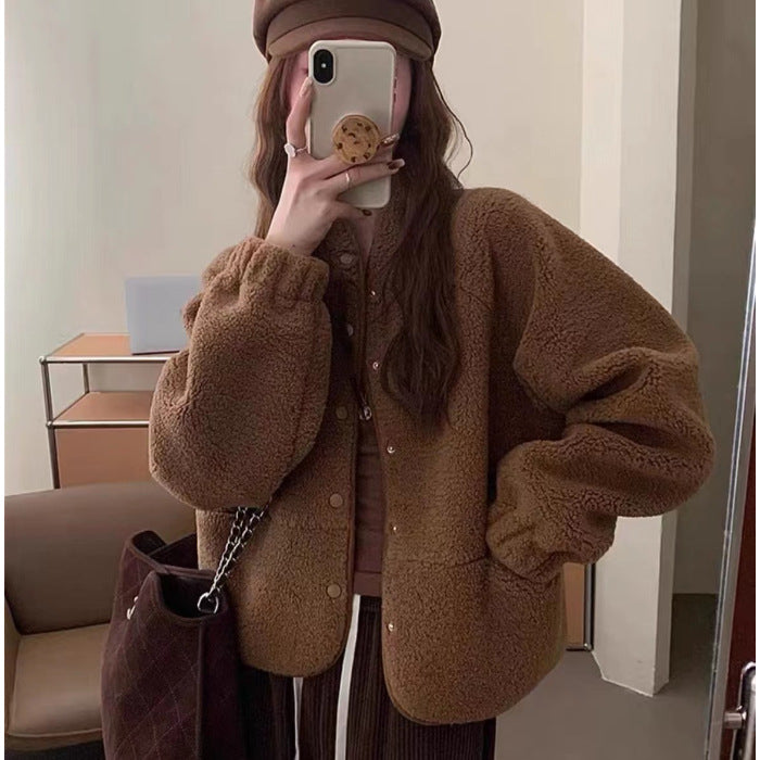 Veste Polaire Courte Femme