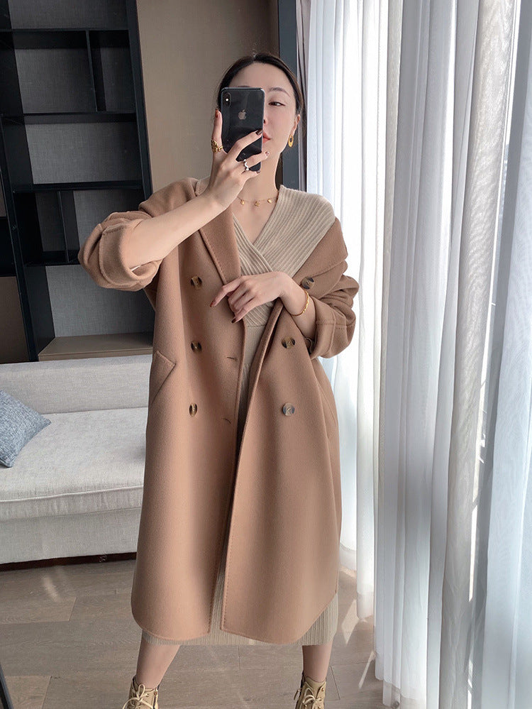 Robe jupe longue tricotée chic