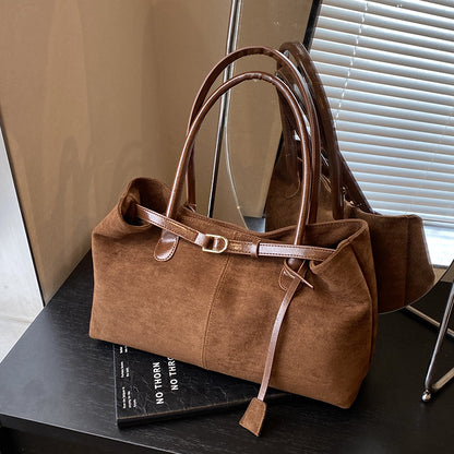 Sac Cabas Femme Cuir Suédé
