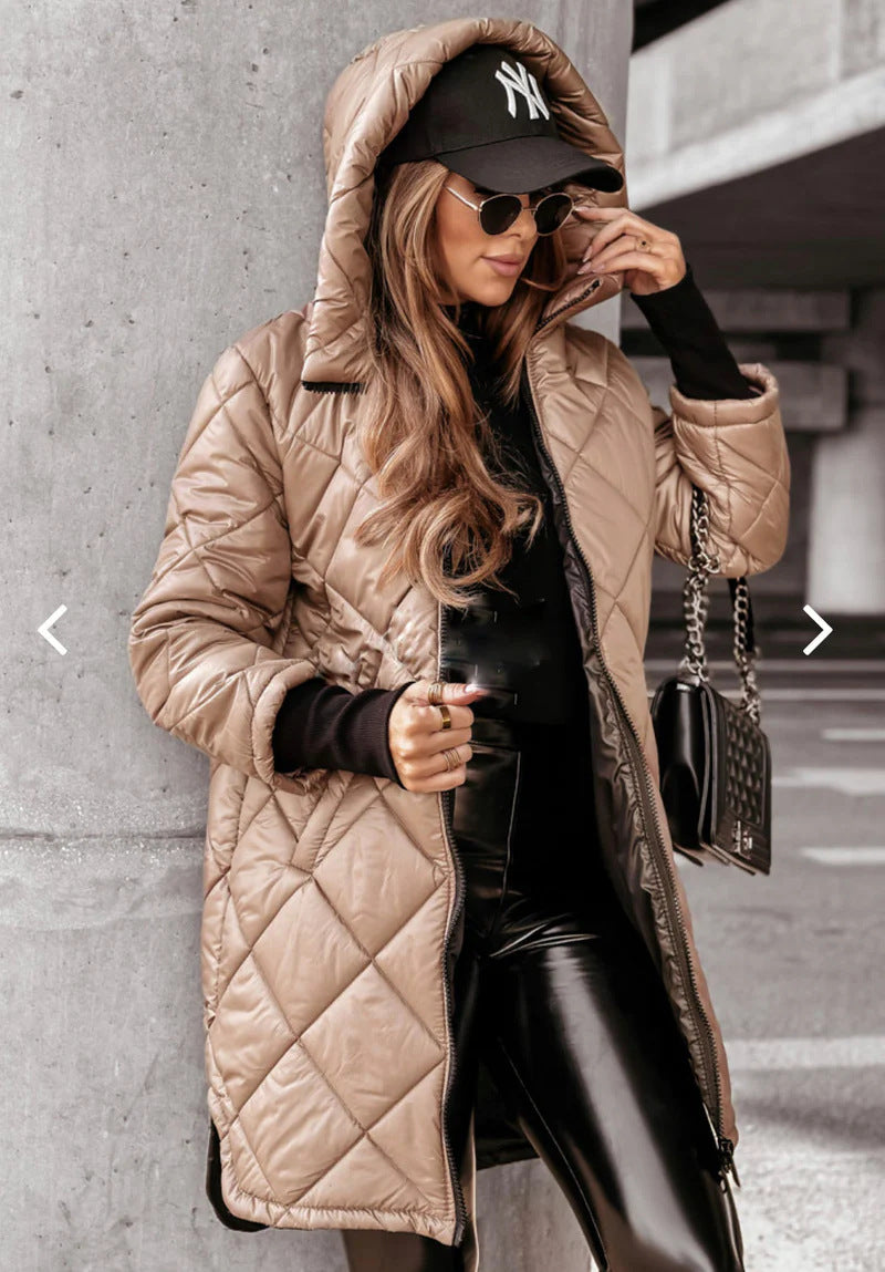 Veste Hiver Femme Capuchonnée