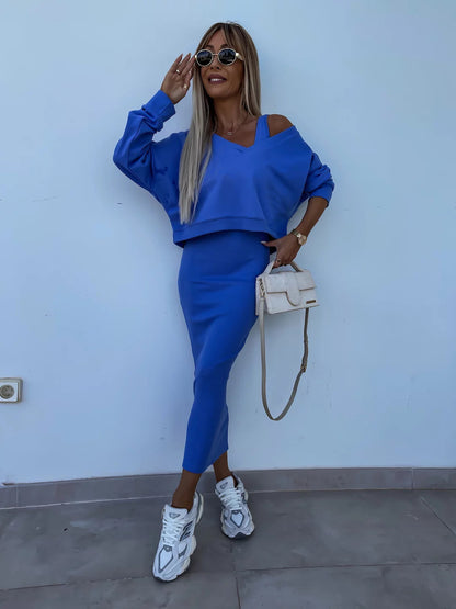 Ensemble Femme Pull Jupe