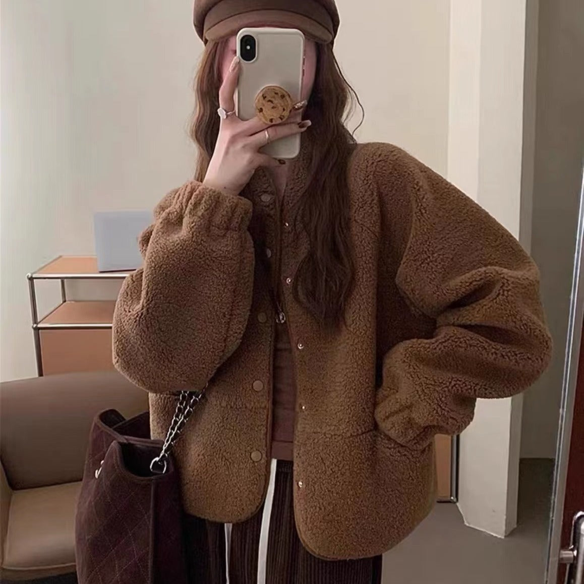 Veste Polaire Courte Femme