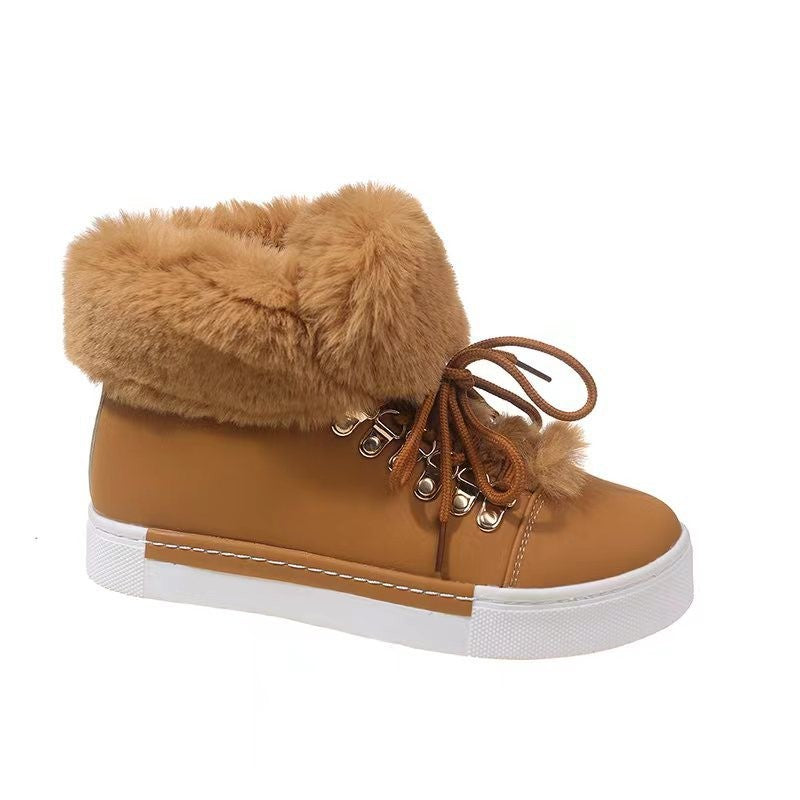 Bottes Martin Peluche Femme